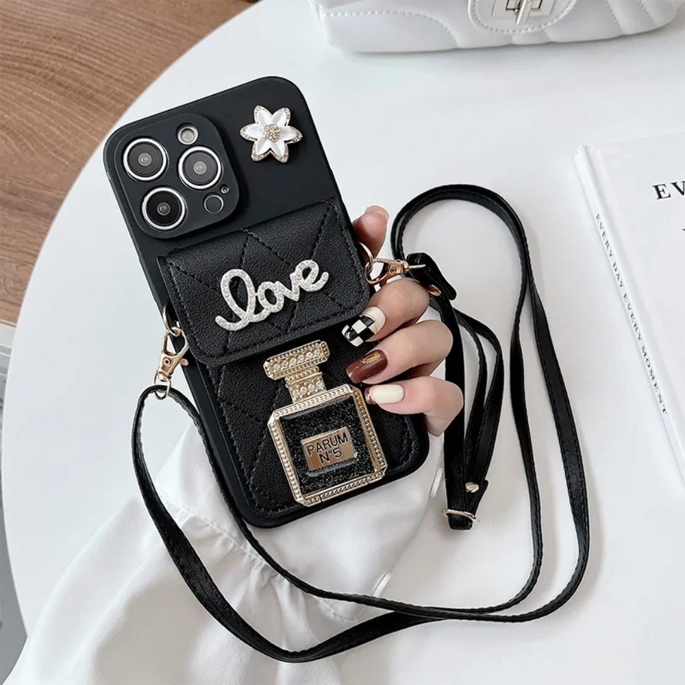 Phone Case Wallet Purse For iPhone 11 Pro In Black